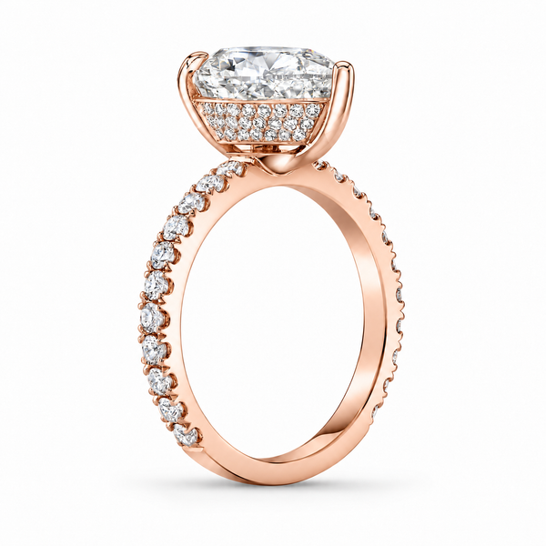 Elegant Tear Drop Hidden halo