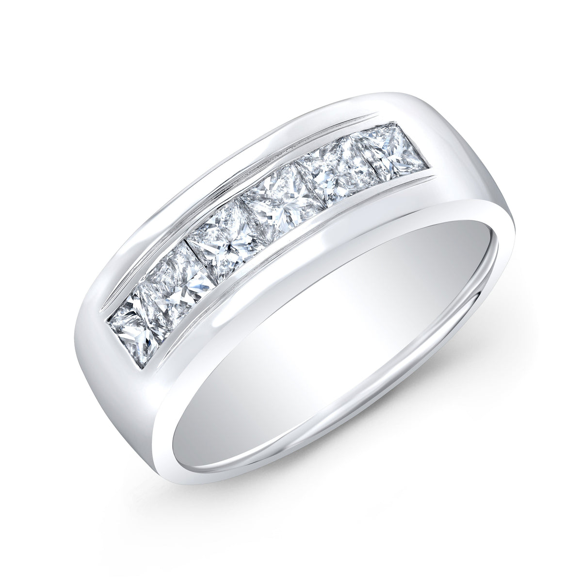 Princesscutmensring3carat