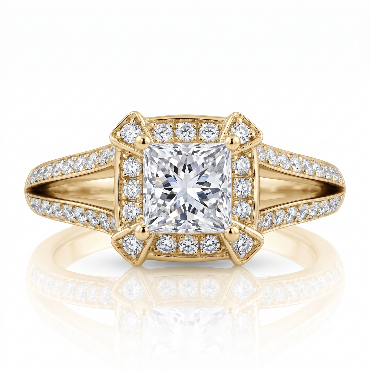 Princess_cut_unique_halo_split_shank_s7_ yellow_gold_white_bg
