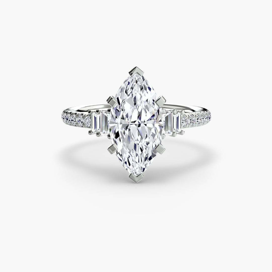 Solitaire with Pavé 4