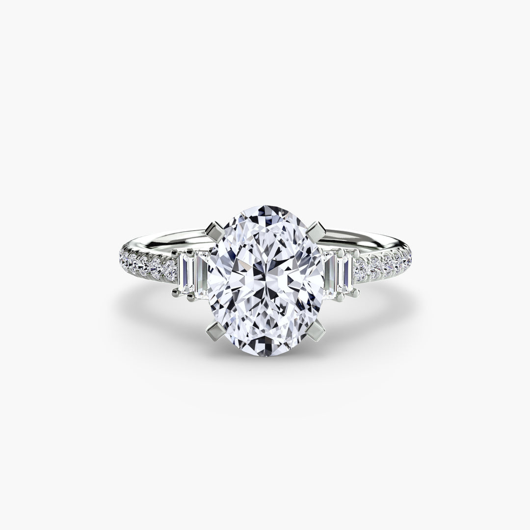 Solitaire with Pavé 4