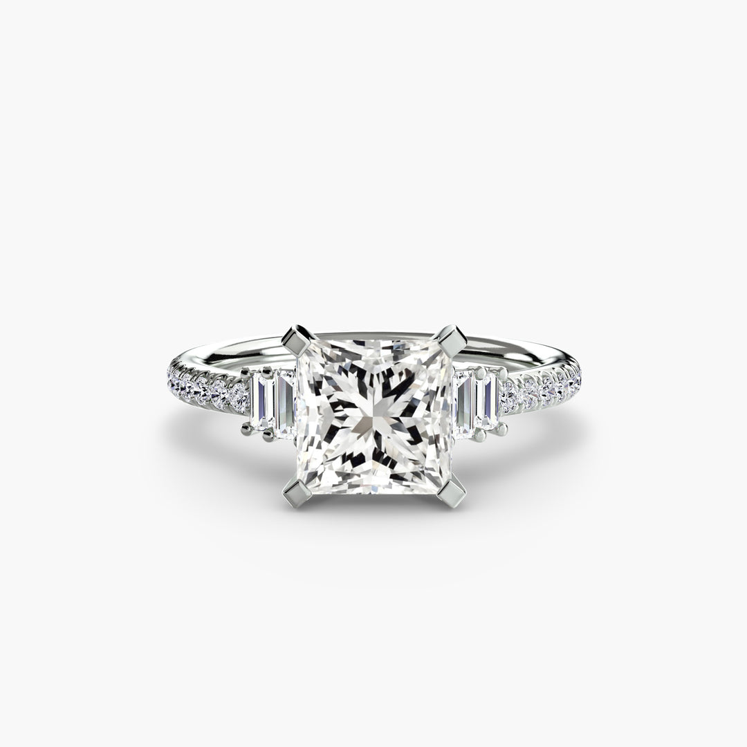 Solitaire with Pavé 4