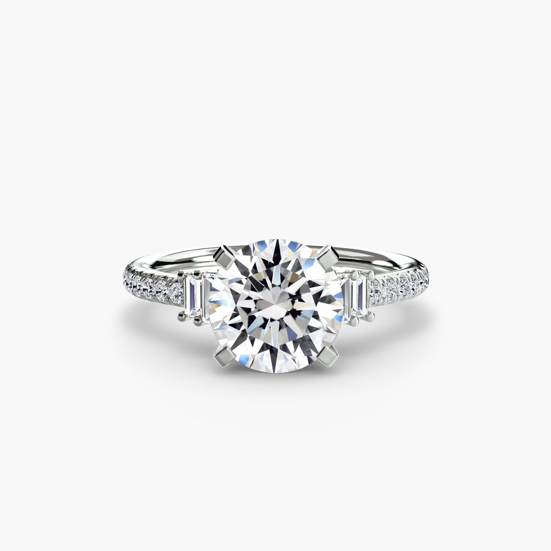 Solitaire with Pavé 4