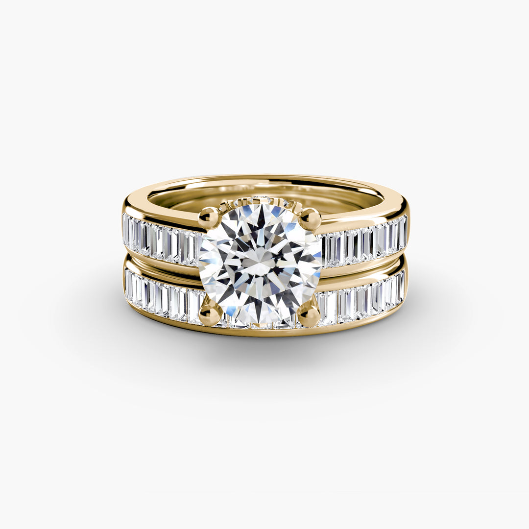 Baguette Channel Solitaire