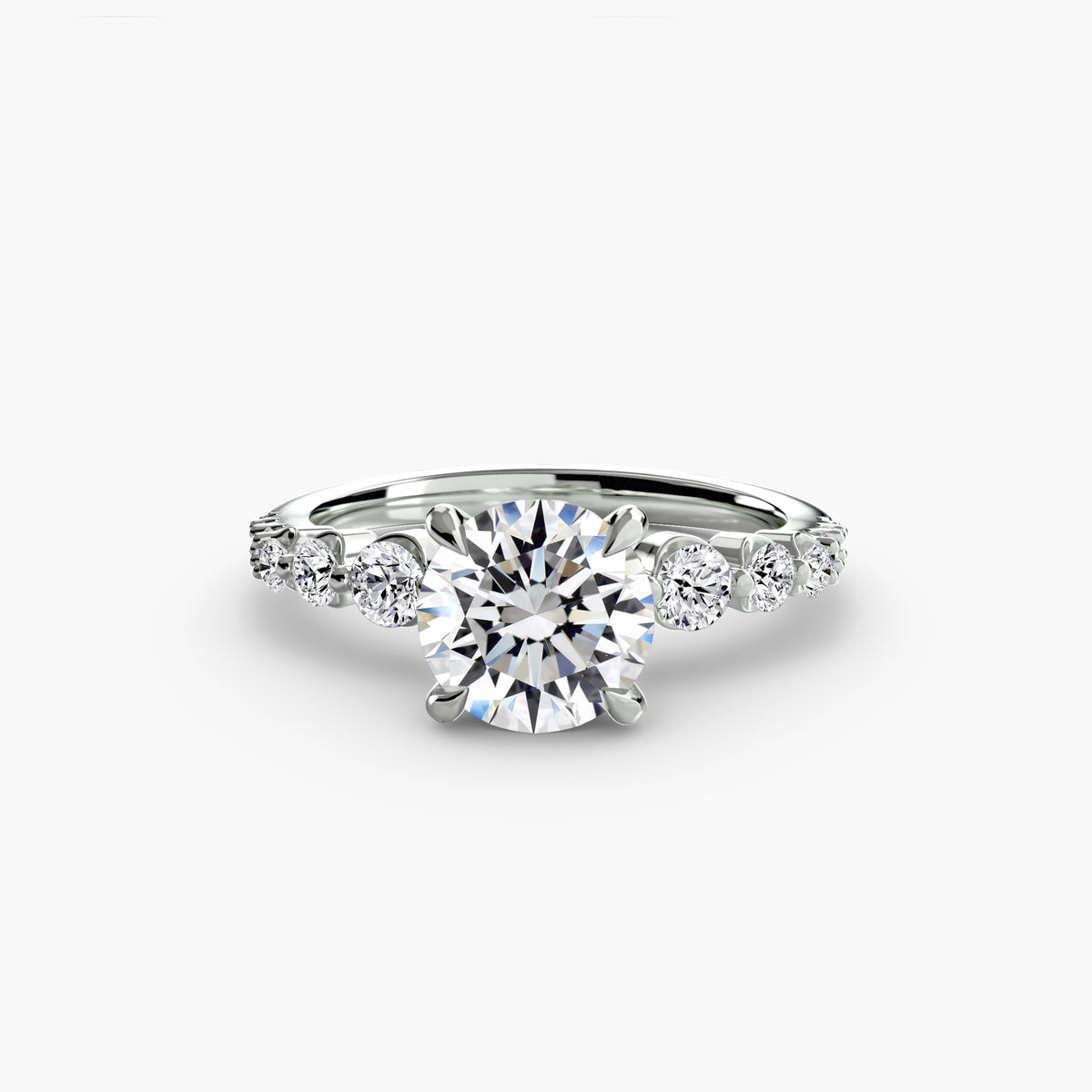 The cascade diamond ring