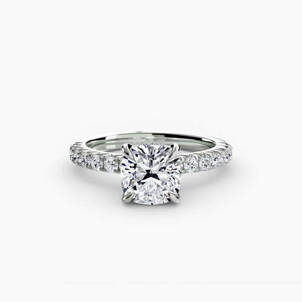 Hana Hidden Halo Diamond Ring