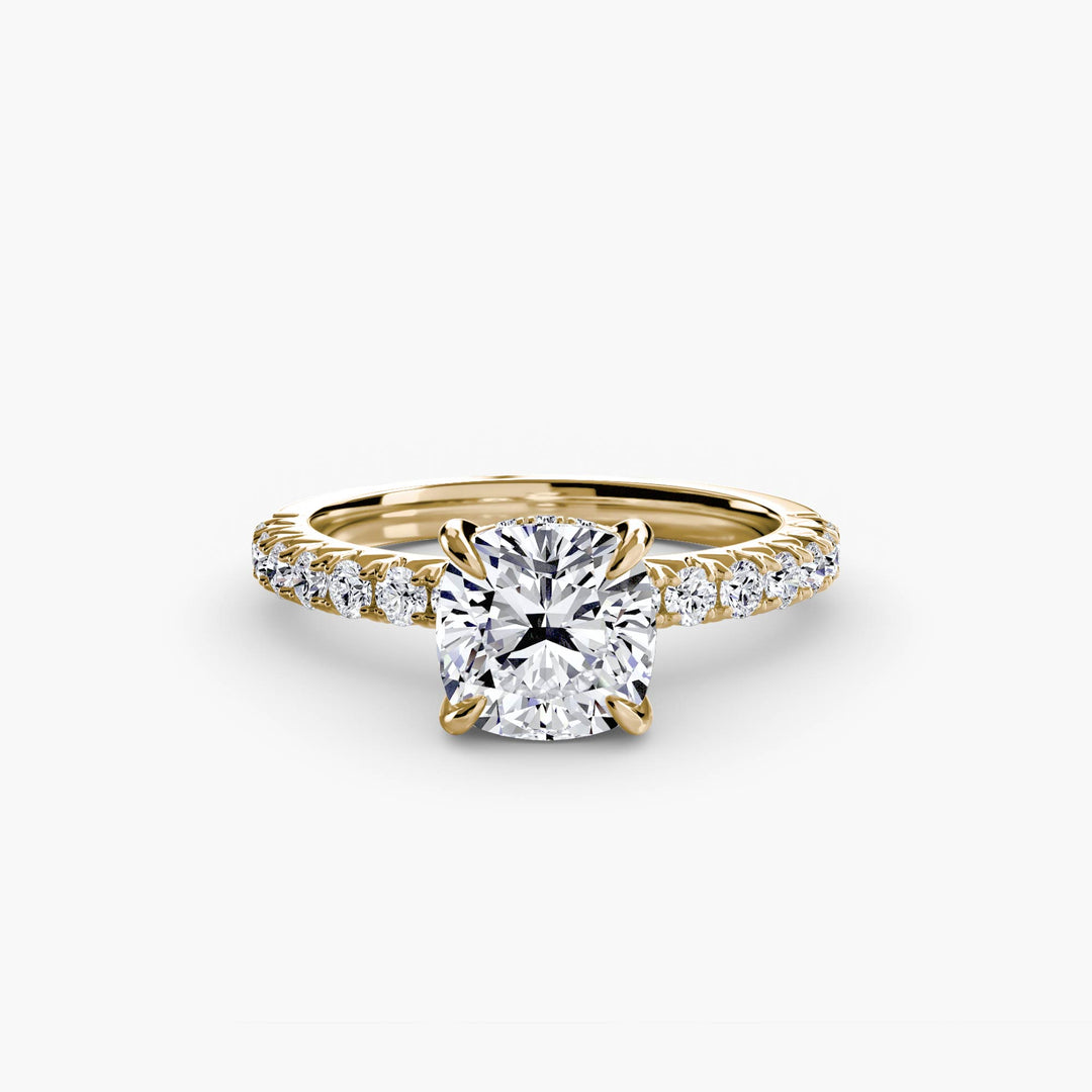 Solitaire with Pavé 6