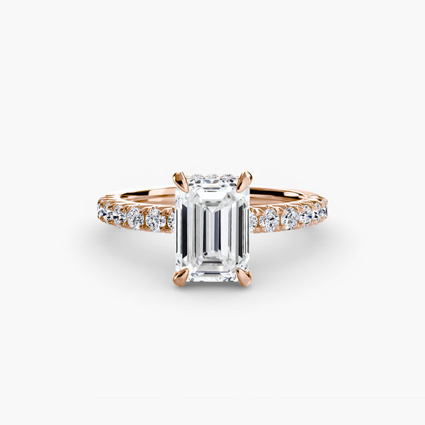 Hana Hidden Halo Diamond Ring