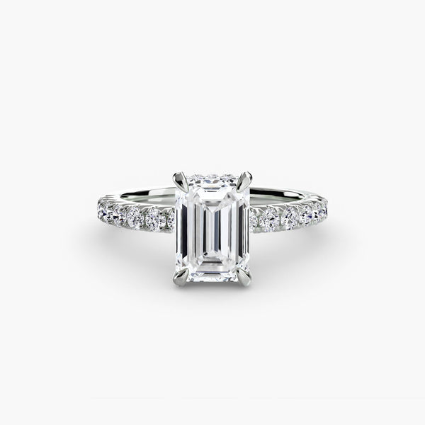 Hana Hidden Halo Diamond Ring