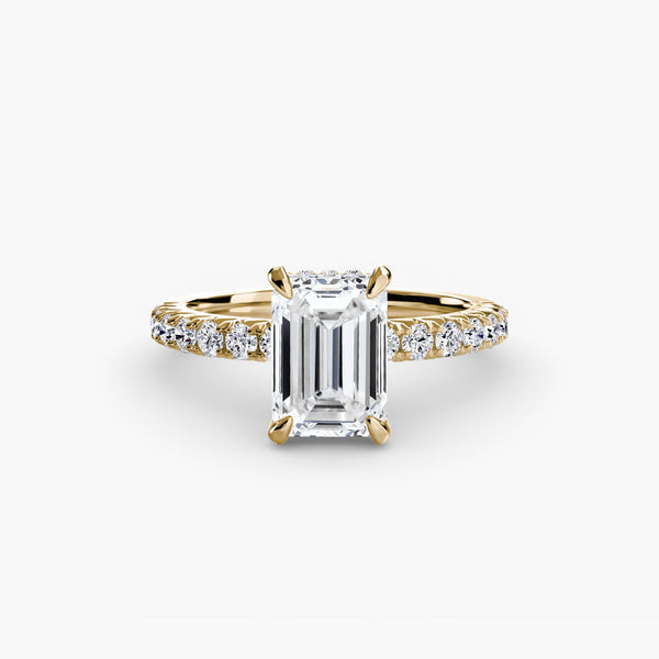 Hana Hidden Halo Diamond Ring