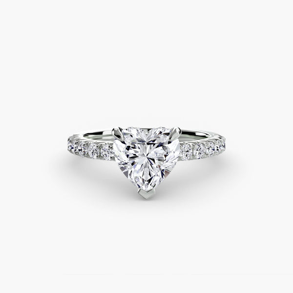 Hana Hidden Halo Diamond Ring