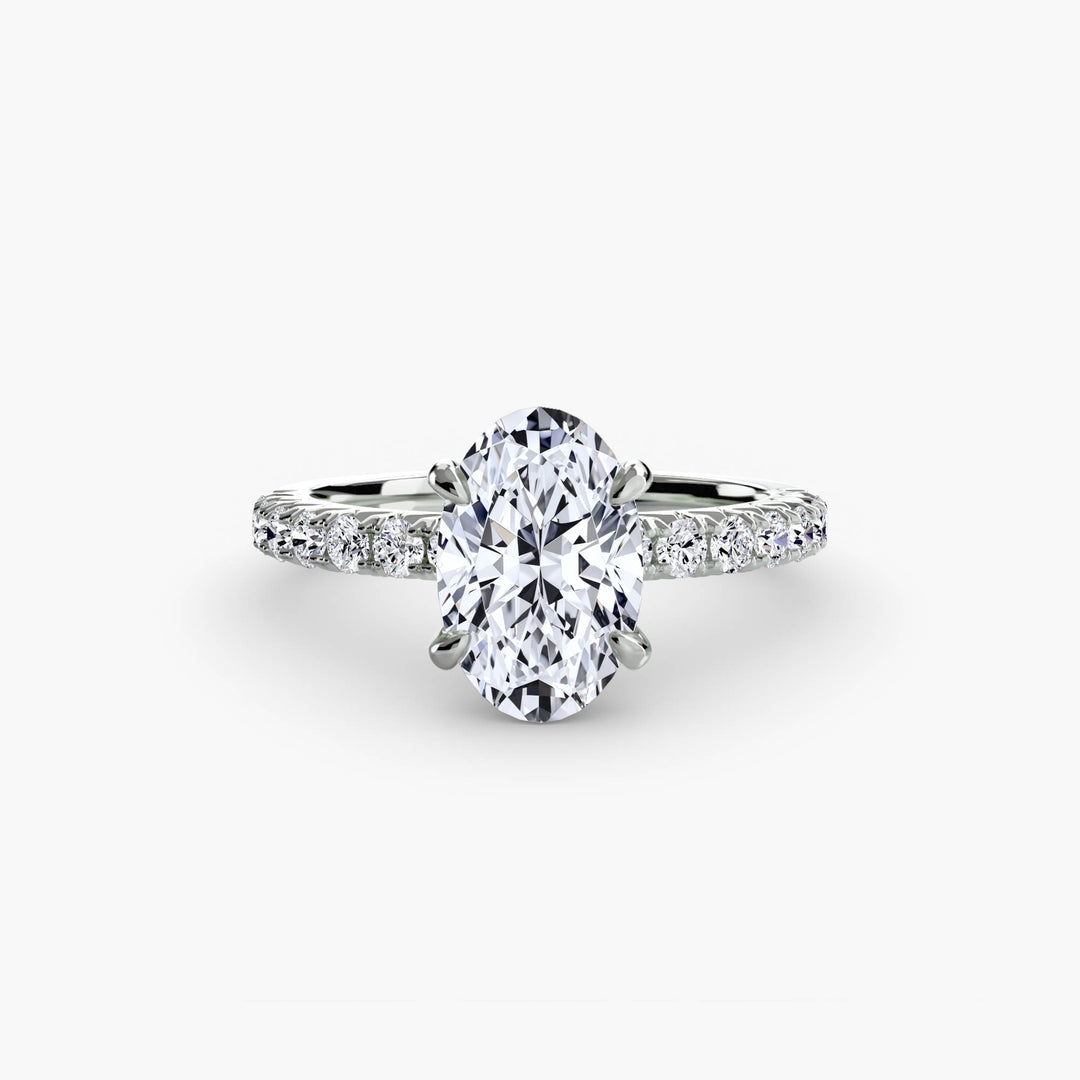 Solitaire with Pavé 6