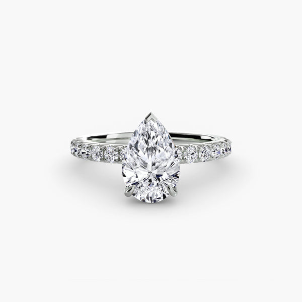 Hana Hidden Halo Diamond Ring