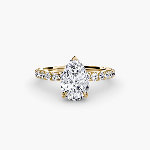 Hana Hidden Halo Diamond Ring