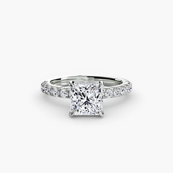 Hana Hidden Halo Diamond Ring