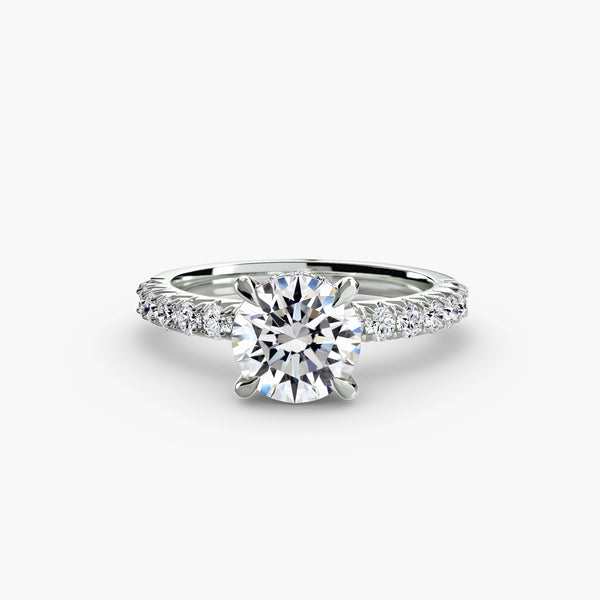 Hana Hidden Halo Diamond Ring
