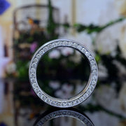 1.20 Ct. Men's Diamond Ring Pave Set Eternity 6mm Width