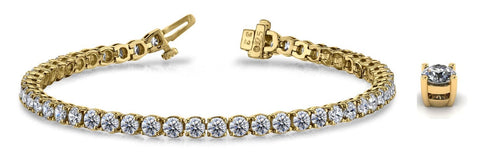 15 Carats Tennis Bracelet Natural Diamonds G-H Color VS2 Clarity