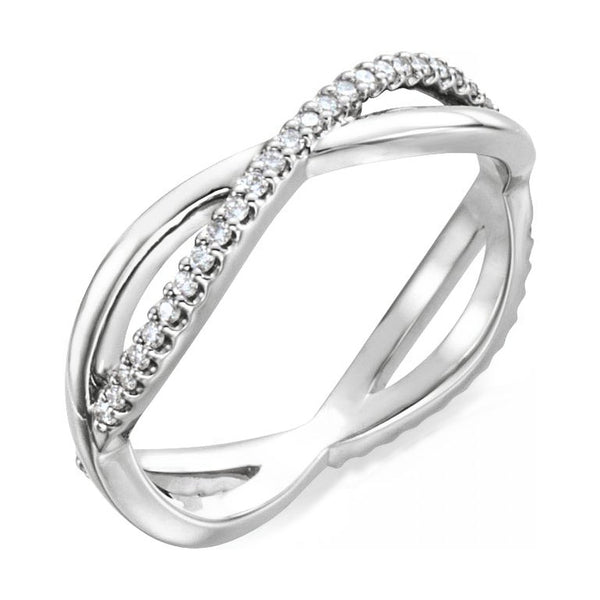 Infinity Diamond Eternity Band F-G, VS (0.20 ctw)