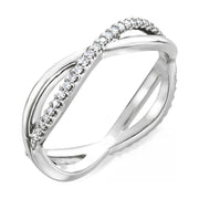 Infinity Diamond Eternity Band F-G, VS (0.20 ctw)