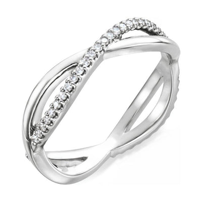 Infinity Diamond Eternity Band F-G, VS (0.20 ctw)