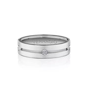 Verragio 6mm Matte Finish Diamond Band VWD-6921