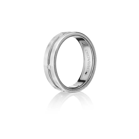Verragio 6mm Matte Finish Diamond Band VWD-6921