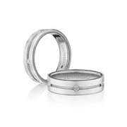 Verragio 6mm Matte Finish Diamond Band VWD-6921