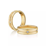 Verragio 6mm Matte Finish Diamond Band VWD-6921