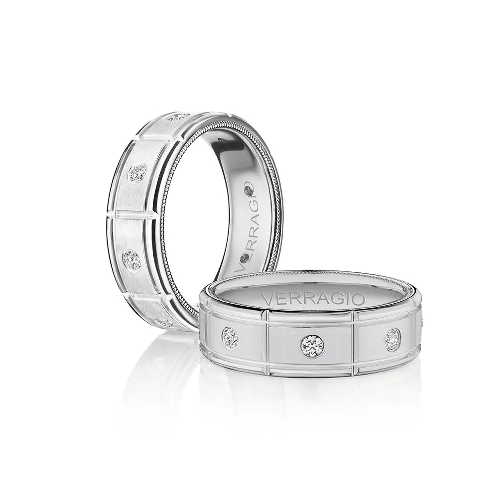 Verragio 7mm Eternity Burnish-Set Diamond Band VWD-7910