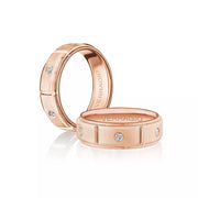 Verragio 7mm Matte Finish Diamond Band VWD-7912