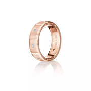 Verragio 7mm Modern Geometric Matte Finish Diamond Band VWD-7913