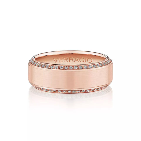 Verragio 8mm Satin Finish Diamond Band VWD-8912