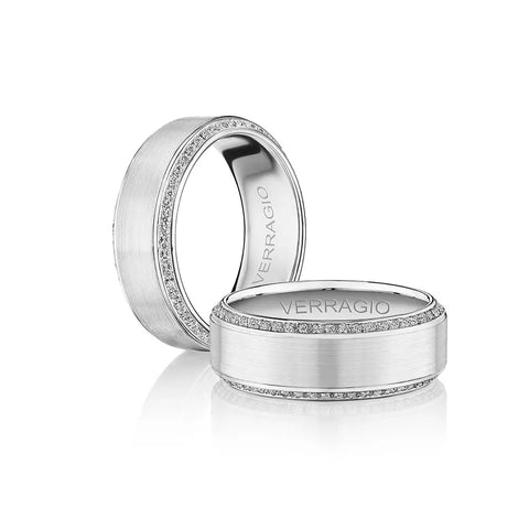 Verragio 8mm Satin Finish Diamond Band VWD-8912