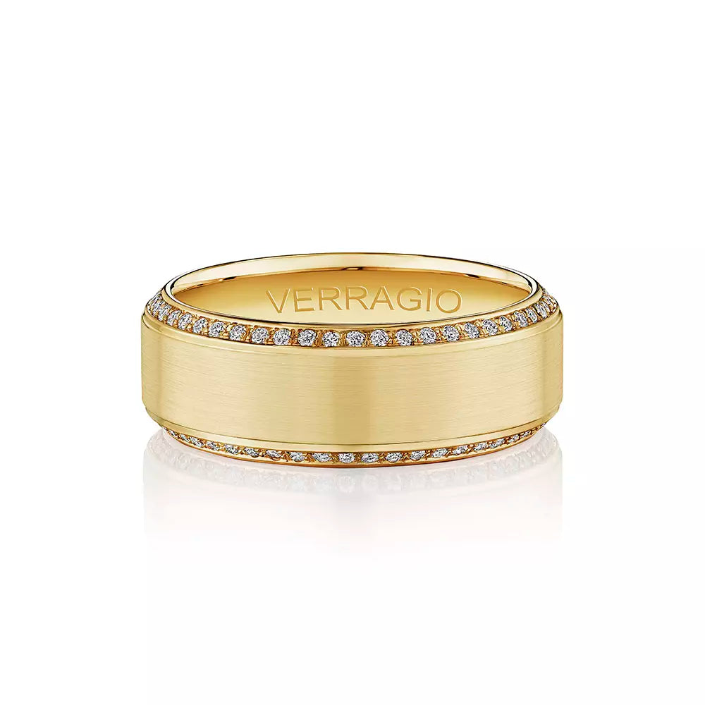Verragio 8mm Satin Finish Diamond Band VWD-8912