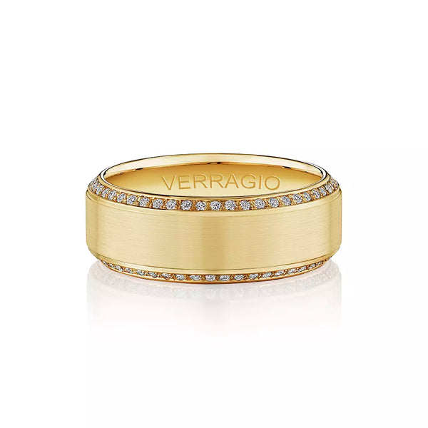 Verragio 8mm Satin Finish Diamond Band VWD-8912