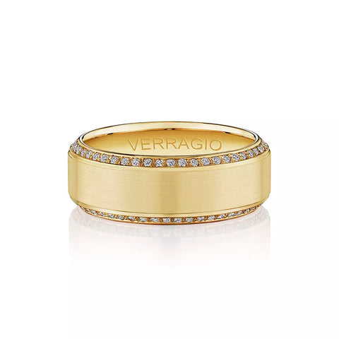 Verragio 8mm Satin Finish Diamond Band VWD-8912