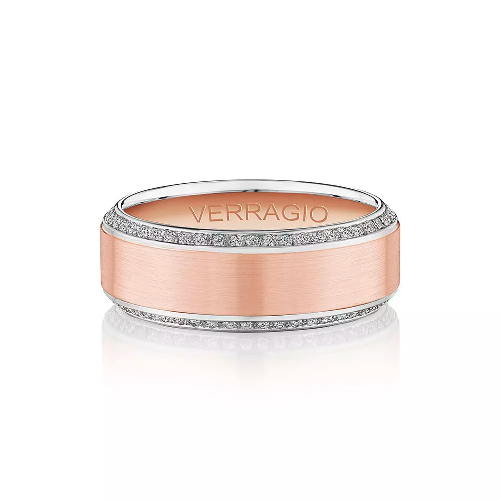 Verragio 8mm Satin Finish Diamond Band VWD-8912
