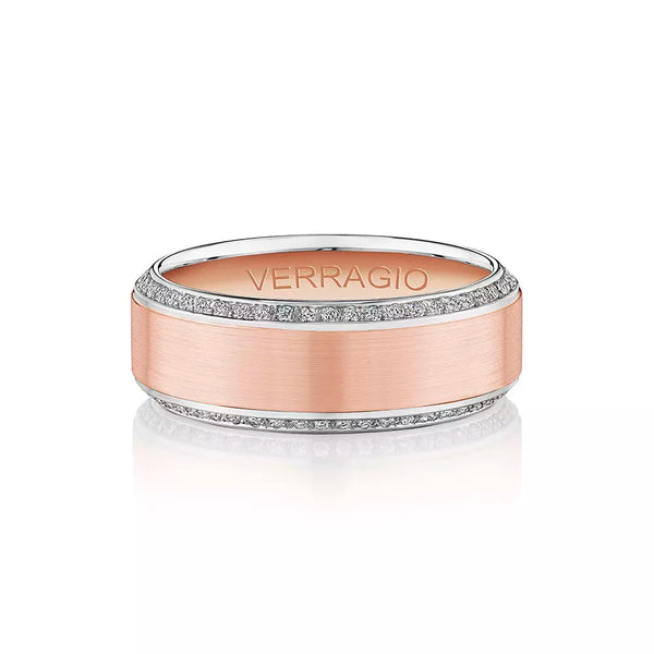 Verragio 8mm Satin Finish Diamond Band VWD-8912