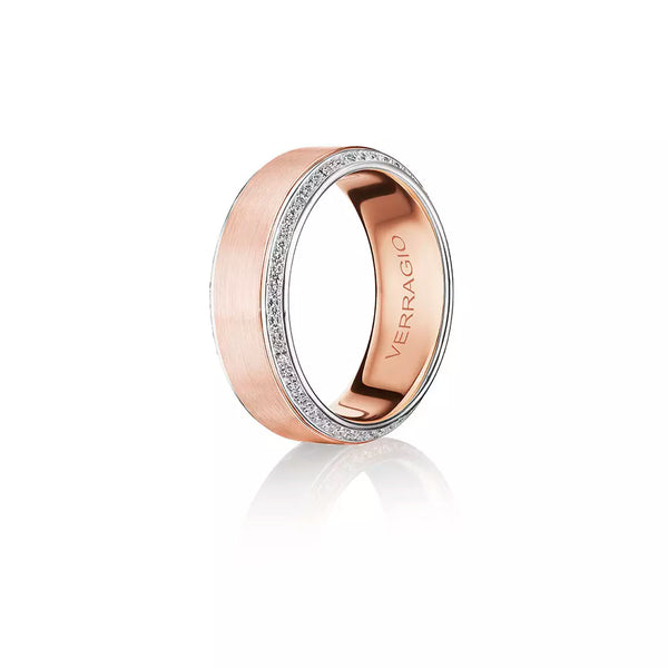 Verragio 8mm Satin Finish Diamond Band VWD-8912