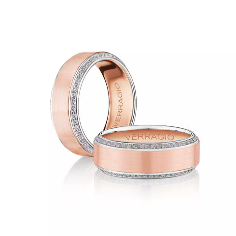 Verragio 8mm Satin Finish Diamond Band VWD-8912