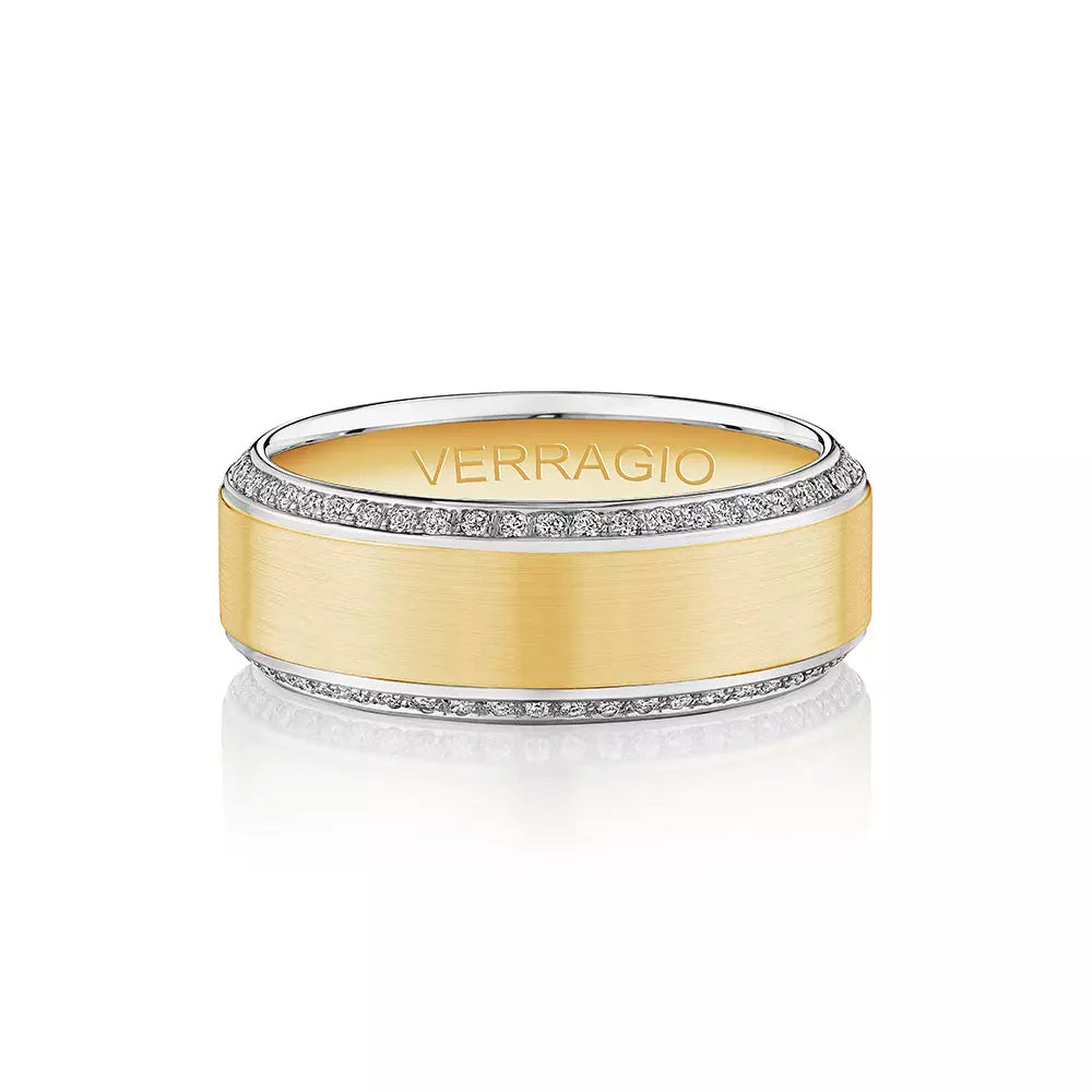 Verragio 8mm Satin Finish Diamond Band VWD-8912