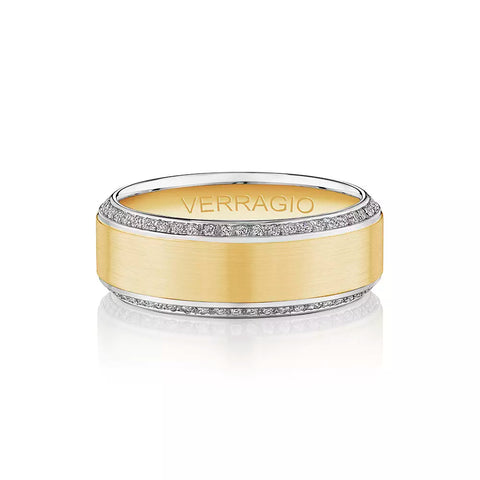 Verragio 8mm Satin Finish Diamond Band VWD-8912