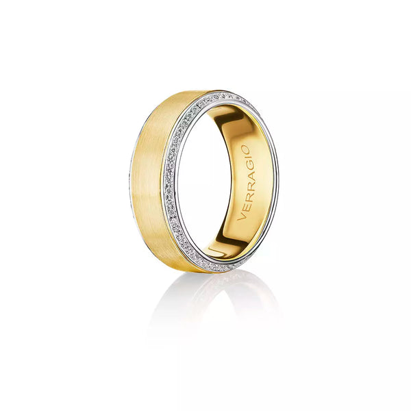 Verragio 8mm Satin Finish Diamond Band VWD-8912