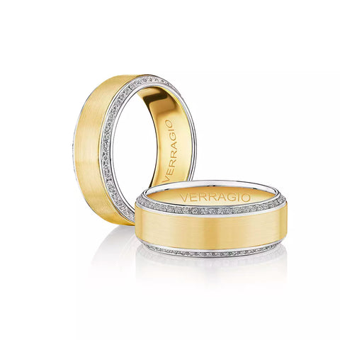 Verragio 8mm Satin Finish Diamond Band VWD-8912