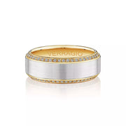 Verragio 8mm Satin Finish Diamond Band VWD-8912