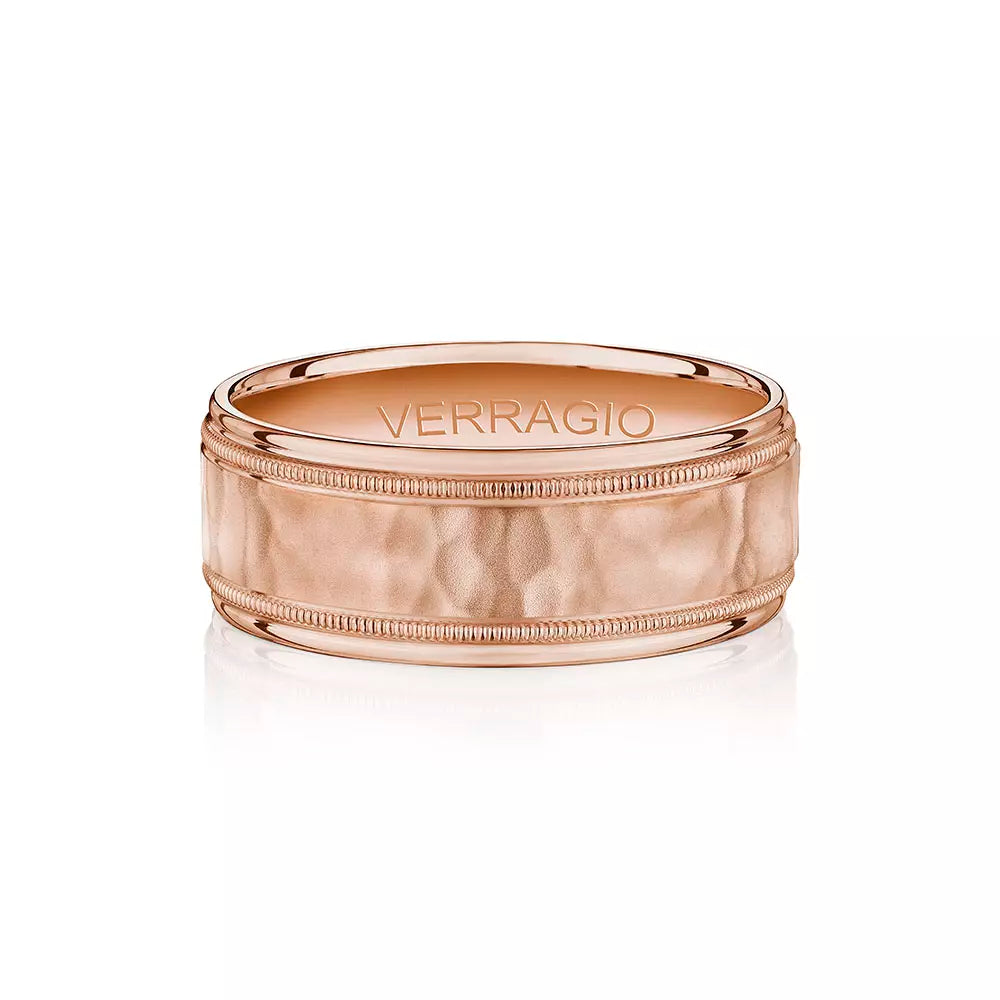 Verragio 8mm Hammered Matte Finish Band VWS-208-8
