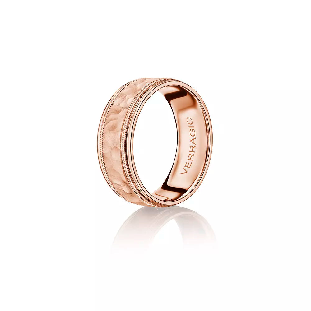 Verragio 8mm Hammered Matte Finish Band VWS-208-8