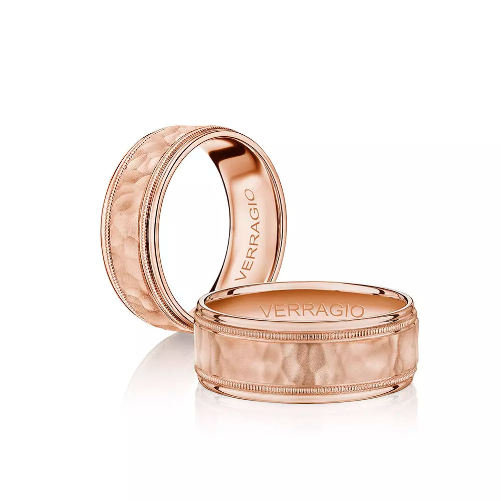 Verragio 8mm Hammered Matte Finish Band VWS-208-8
