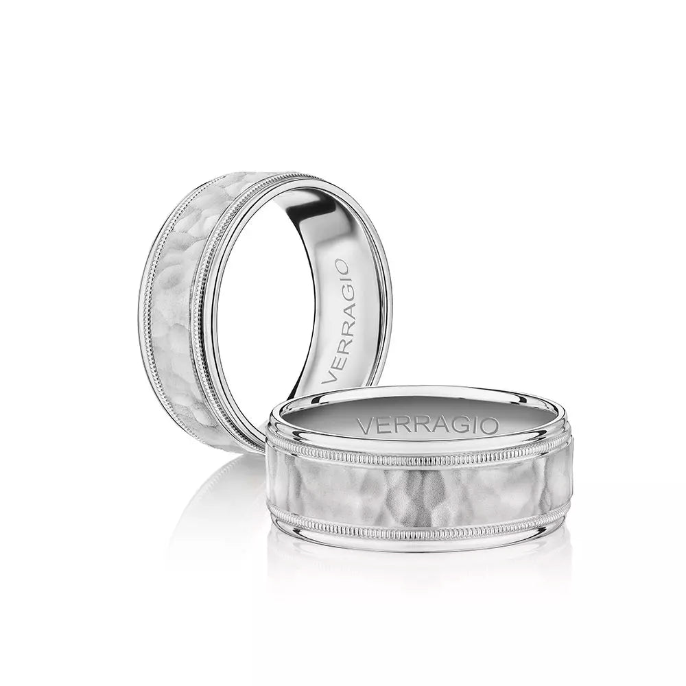 Verragio 8mm Hammered Matte Finish Band VWS-208-8